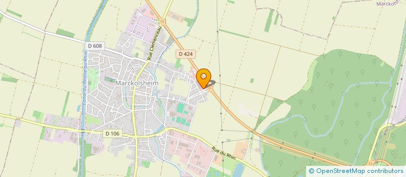 localisation de l'entreprise SCI TAG  MARCKOLSHEIM