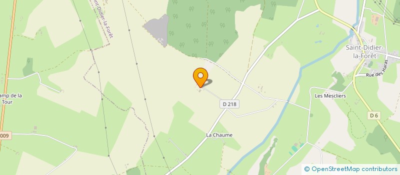 localisation de l'entreprise SCI TAG  SAINT-DIDIER-LA-FORET