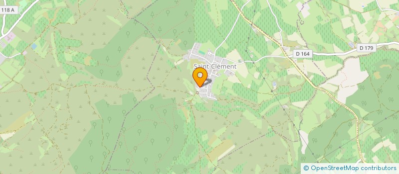 localisation de l'entreprise SCI TAG  SAINT-CLEMENT