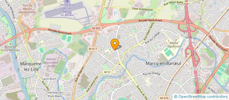 localisation de l'entreprise SCI TAG à MARCQ-EN-BARŒUL