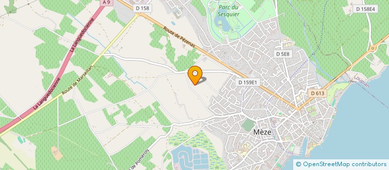 localisation de l'entreprise SCI TAGADA à MEZE