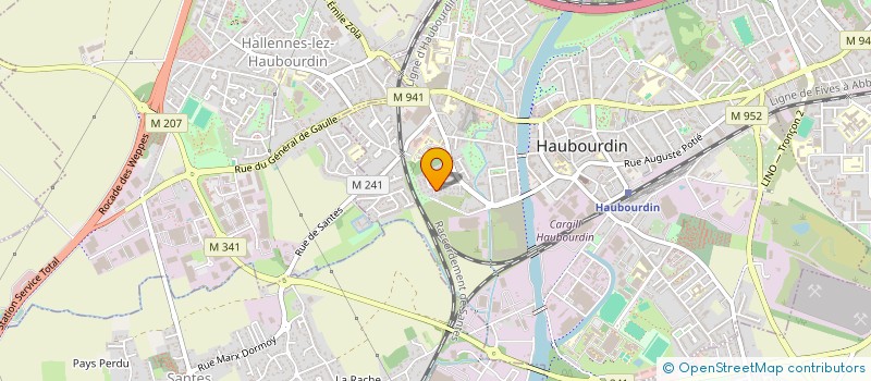 localisation de l'entreprise SCI TAGADA 66  HAUBOURDIN