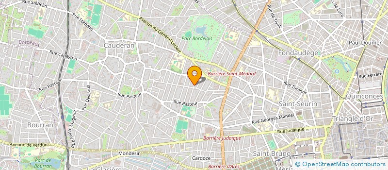 localisation de l'entreprise SCI TAGARIELLO  BORDEAUX