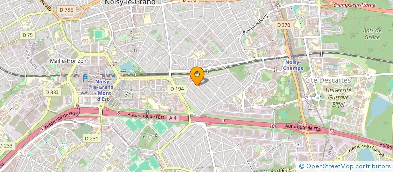 localisation de l'entreprise SCI TAGLI  NOISY-LE-GRAND