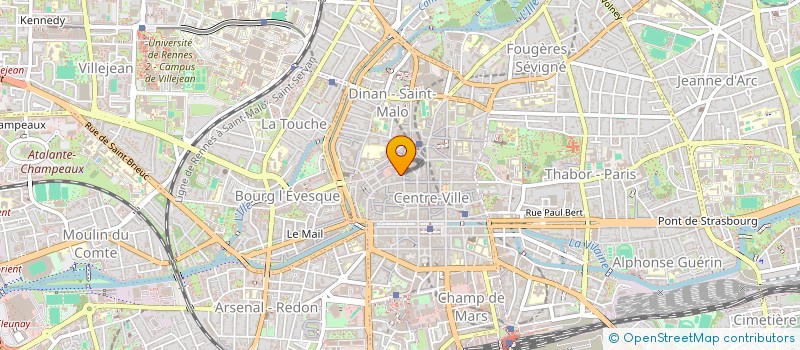 localisation de l'entreprise SCI TAGNE KAPCHE  RENNES