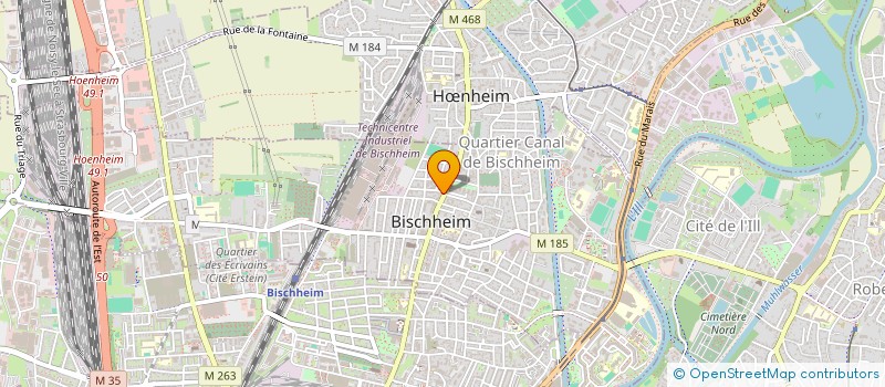 localisation de l'entreprise SCI TAGS  BISCHHEIM