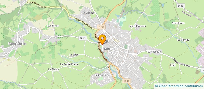 localisation de l'entreprise SCI TAHA 2021  CHABANIERE