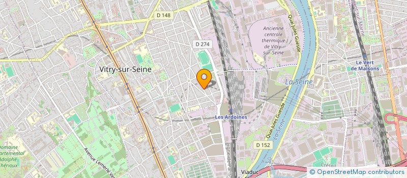 localisation de l'entreprise SCI TAHA  VITRY-SUR-SEINE