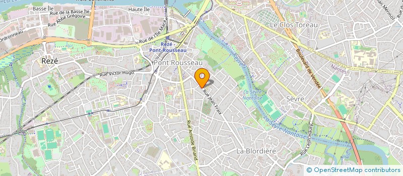 localisation de l'entreprise SCI TAHAA  REZE