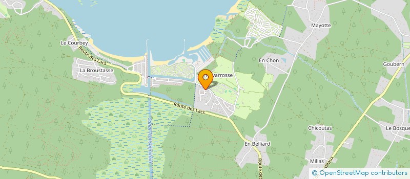 localisation de l'entreprise SCI TAHAA  BISCARROSSE