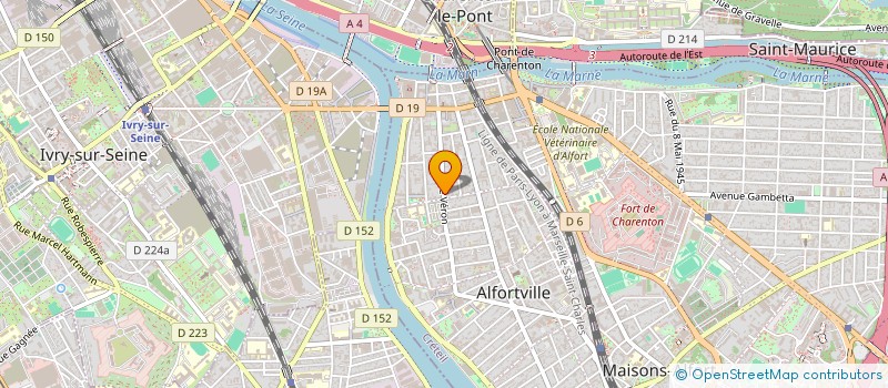 localisation de l'entreprise SCI TAHERI à ALFORTVILLE