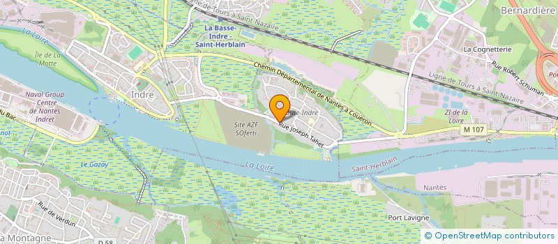 localisation de l'entreprise SCI TAHET  INDRE