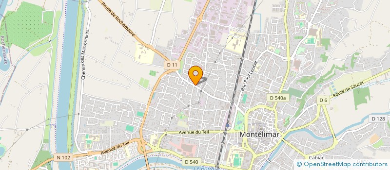localisation de l'entreprise SCI TAHIRI IHSSANE à MONTELIMAR