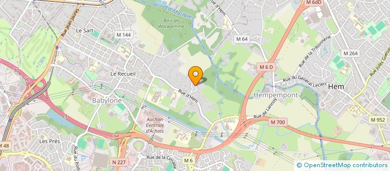 localisation de l'entreprise SCI TAHITI à VILLENEUVE-D'ASCQ