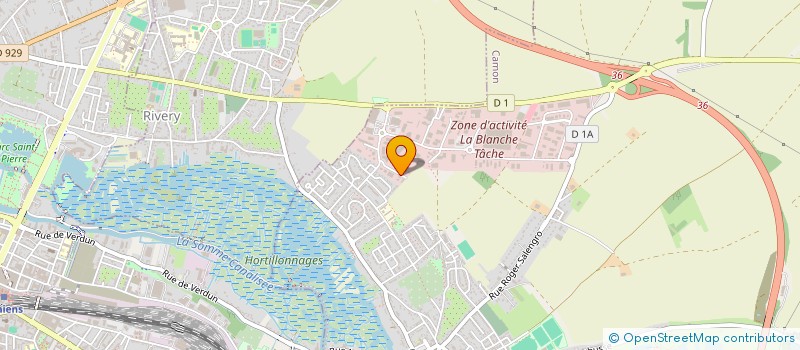 localisation de l'entreprise SCI TAHON  CAMON