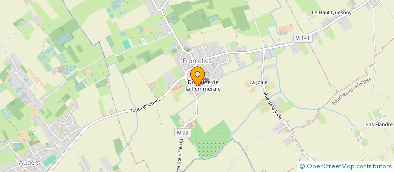 localisation de l'entreprise SCI TAHR  FROMELLES