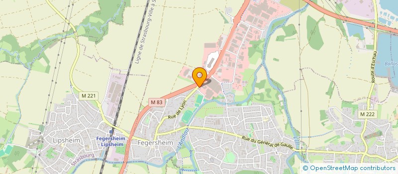 localisation de l'entreprise SCI TAHSIN  FEGERSHEIM