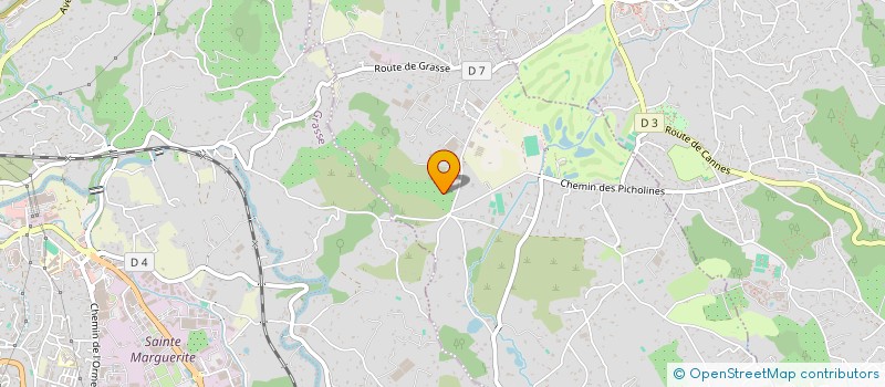 localisation de l'entreprise SCI TAHUATA  CHATEAUNEUF-GRASSE