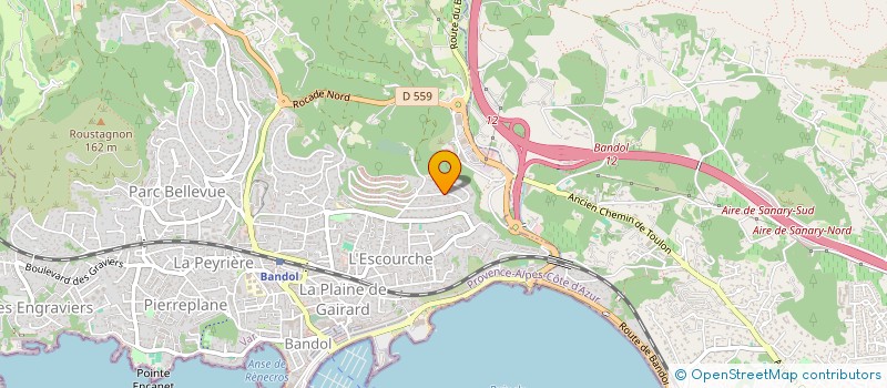 localisation de l'entreprise SCI TAIKOS à BANDOL