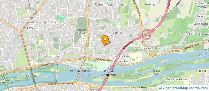 localisation de l'entreprise SCI TAILEA  TOURS