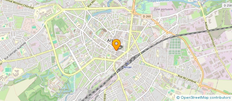 localisation de l'entreprise SCI TAILLANDIER à ARRAS