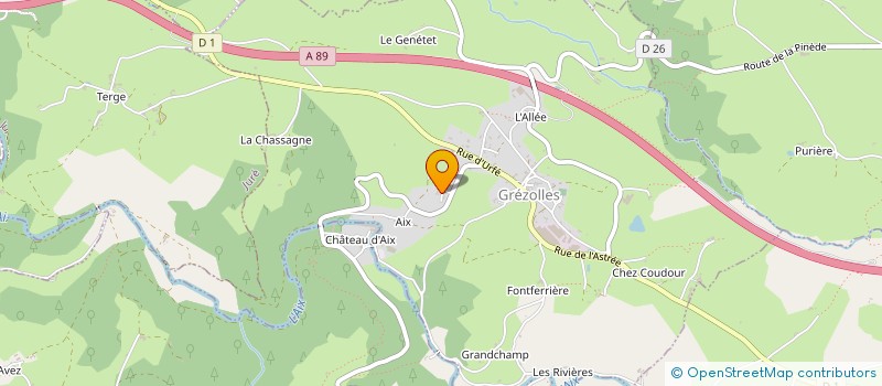 localisation de l'entreprise SCI TAILLANDIER - CLEMENT  GREZOLLES