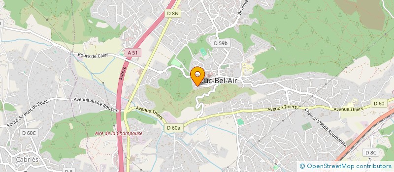 localisation de l'entreprise SCI TAILLAT à BOUC-BEL-AIR