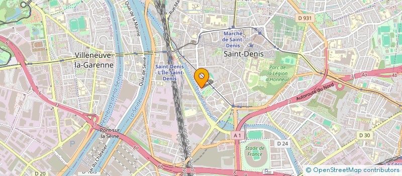 localisation de l'entreprise SCI TAILLEBOURG  SAINT-DENIS