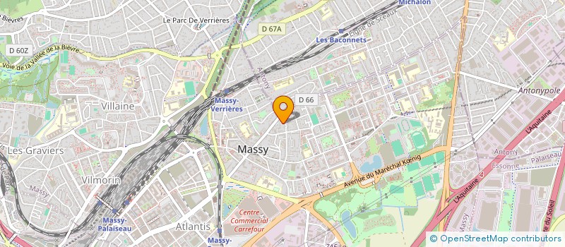 localisation de l'entreprise SCI TAILLEBOURG à MASSY