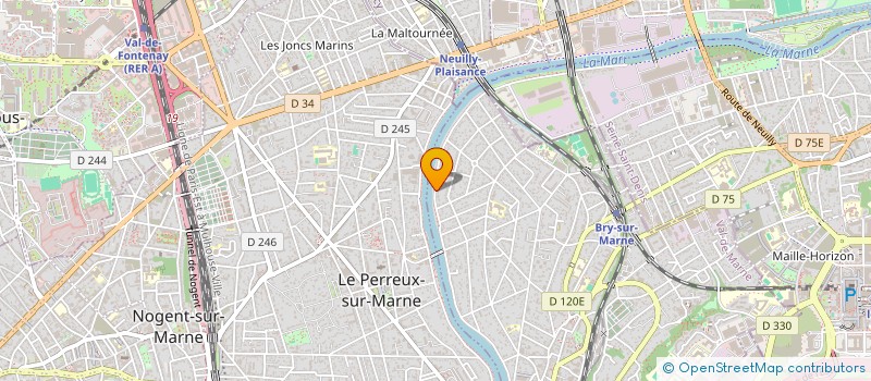 localisation de l'entreprise SCI TAILLEFER JPG  BRY-SUR-MARNE