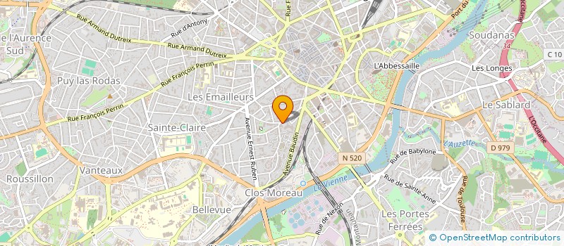 localisation de l'entreprise SCI TAILLEFER PERIGUEUX 2 à LIMOGES