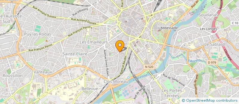 localisation de l'entreprise SCI TAILLEFER PERIGUEUX à LIMOGES