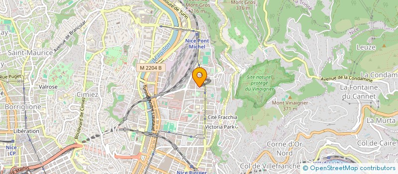 localisation de l'entreprise SCI TAILLET  NICE