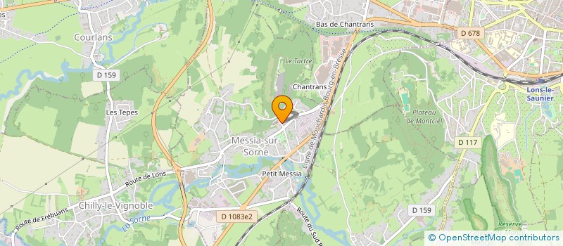 localisation de l'entreprise SCI TAILPIED  MESSIA-SUR-SORNE