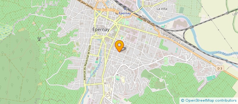localisation de l'entreprise SCI TAILWIND  EPERNAY