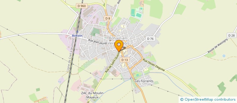 localisation de l'entreprise SCI TAINE  BOHAIN-EN-VERMANDOIS