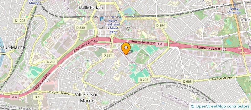 localisation de l'entreprise SCI TAING  NOISY-LE-GRAND
