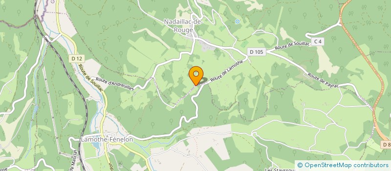 localisation de l'entreprise SCI TAIS DU BOSC  NADAILLAC-DE-ROUGE