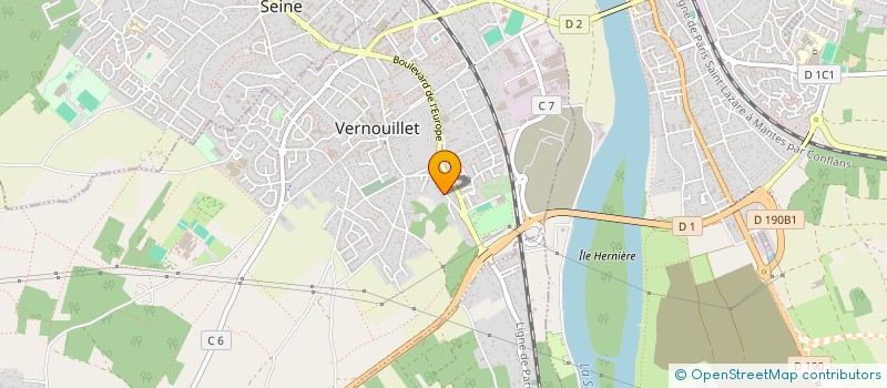 localisation de l'entreprise SCI TAISHA  VERNOUILLET