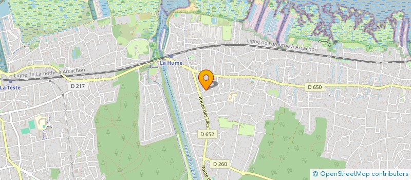 localisation de l'entreprise SCI TAISSIA  GUJAN-MESTRAS