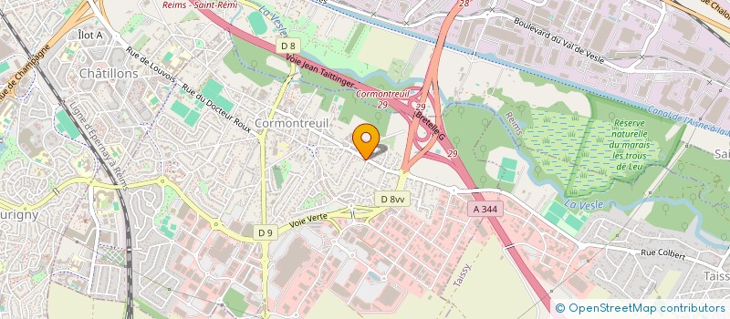 localisation de l'entreprise SCI TAISSY HORIZON à CORMONTREUIL