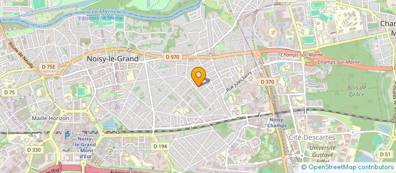 localisation de l'entreprise SCI TAIYANA à NOISY-LE-GRAND