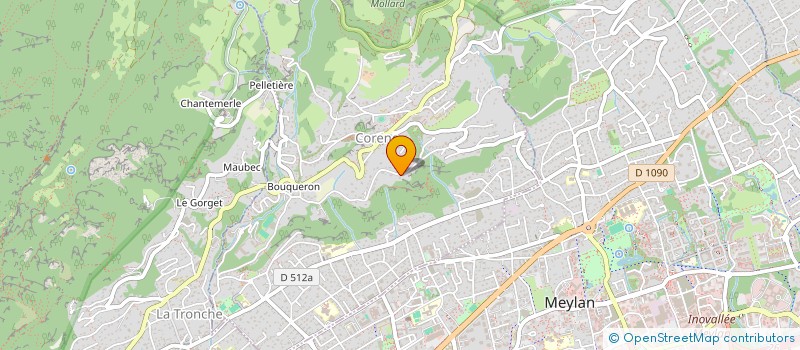 localisation de l'entreprise SCI TAKAHE  CORENC