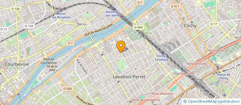 localisation de l'entreprise SCI TAKCHI - MONDIN à LEVALLOIS PERRET