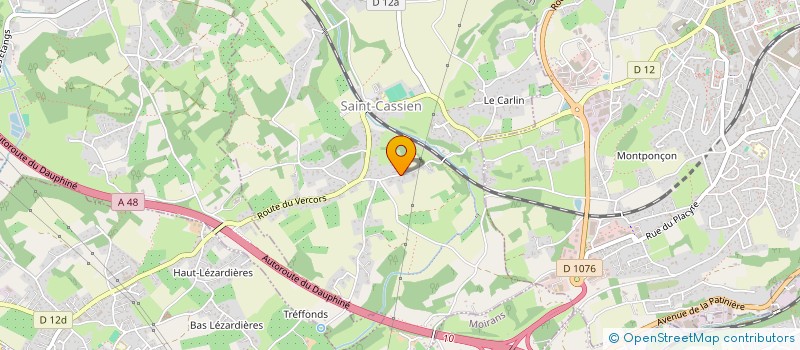 localisation de l'entreprise SCI TAKE OVER  SAINT-CASSIEN