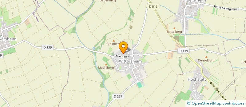 localisation de l'entreprise SCI TAKITA  WITTERSHEIM