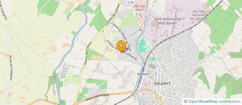 localisation de l'entreprise SCI TAL  VAUVERT