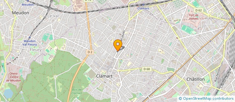 localisation de l'entreprise SCI TAL AR MOR  CLAMART
