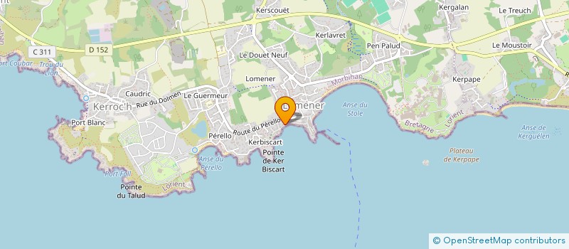localisation de l'entreprise SCI TAL ER MOR à PLOEMEUR
