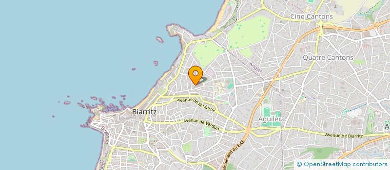 localisation de l'entreprise SCI TALADIE à BIARRITZ